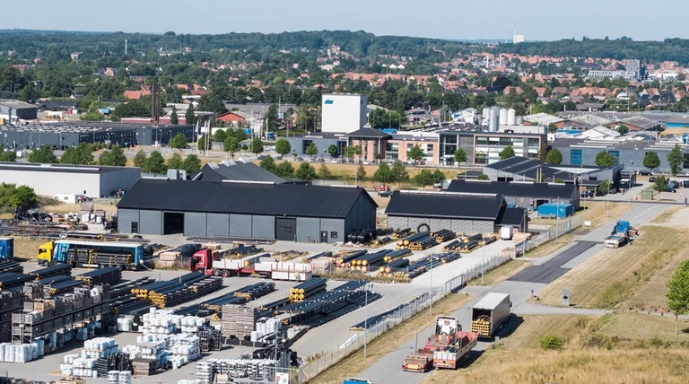 Business area in Middelfart